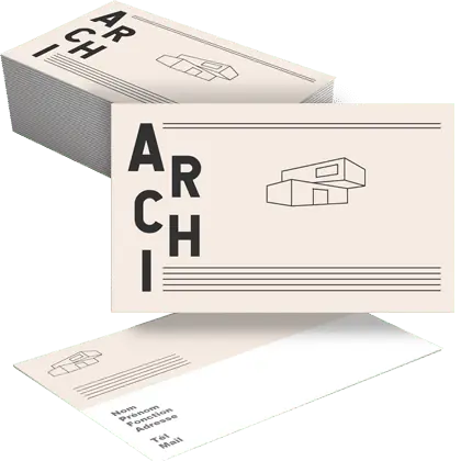 Imprimer carte de visite archi