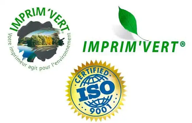 Logo imprimvert et iso