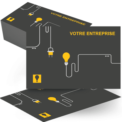 Imprimer carte de visite pour électricien