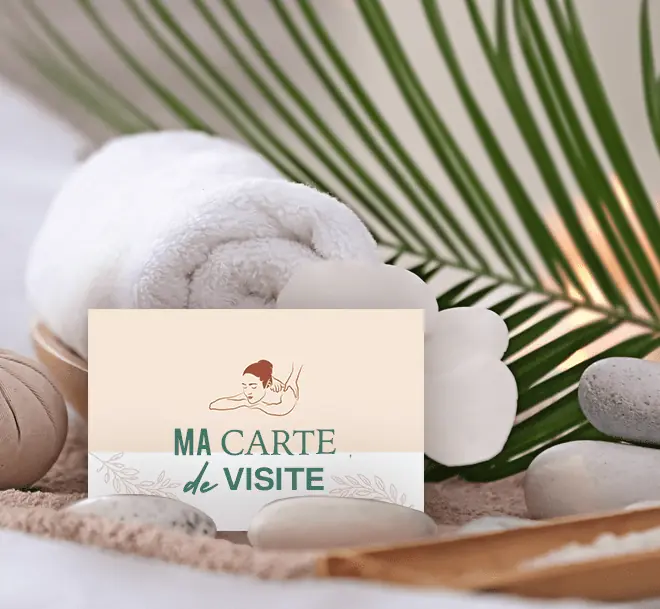 Imprimer carte de visite massage