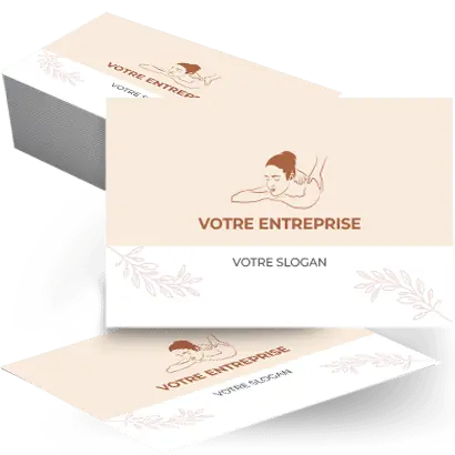 Imprimer carte de visite massage