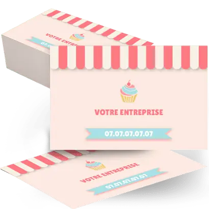 Imprimer carte de visite pâtisserie