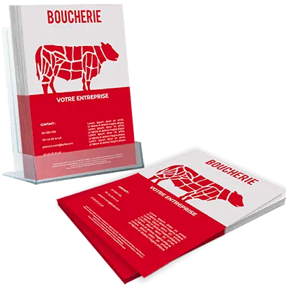 Imprimer flyer boucher boucherie